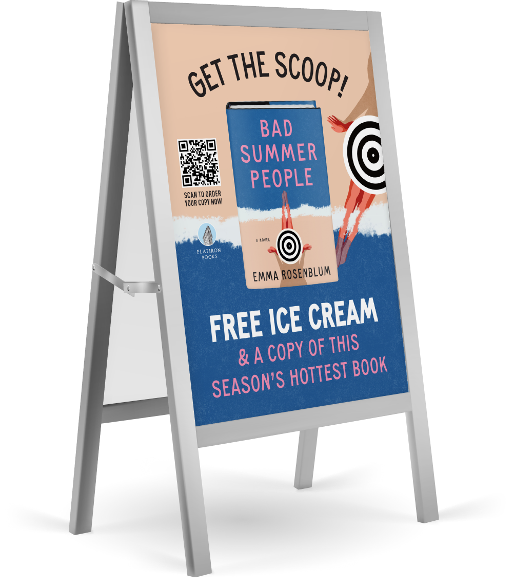Bad Summer People Easel mockup